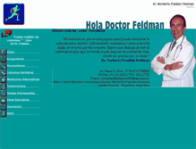 Tablet Screenshot of holadoctorfeldman.com.ar